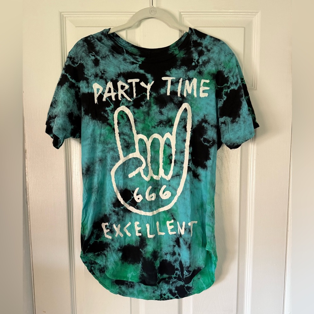 Party Time 666 Tie Dye Tee